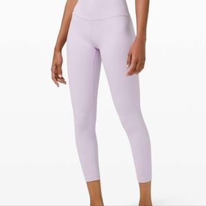 Lululemon Wunder Under high rise tight Luxtreme lavender dew 25"